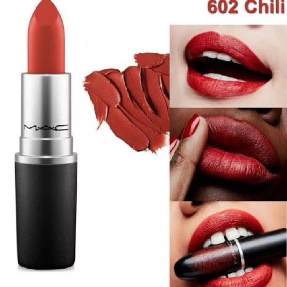 MAC Cosmetics 602 Chili Lipstick - Fiery Red